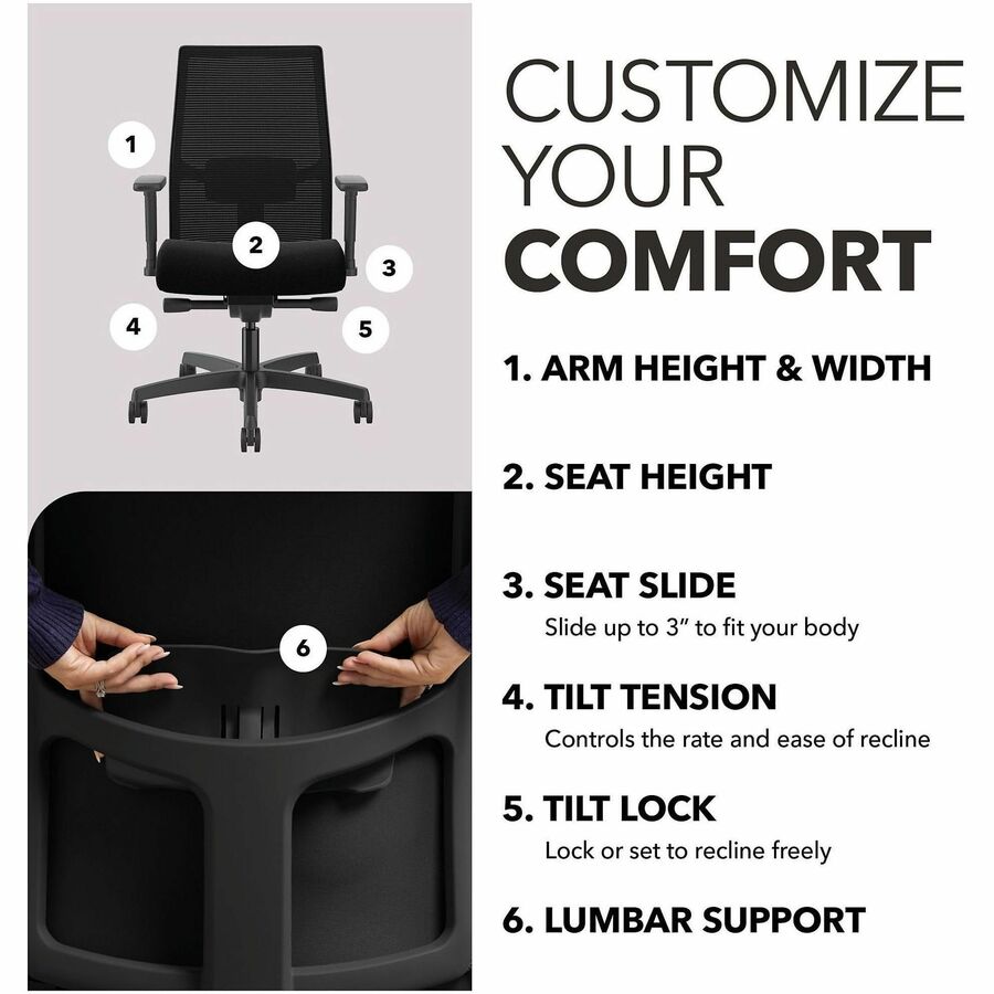 Image of HON I2M2BMLU10TK Ignition 2.0 Task Chair
