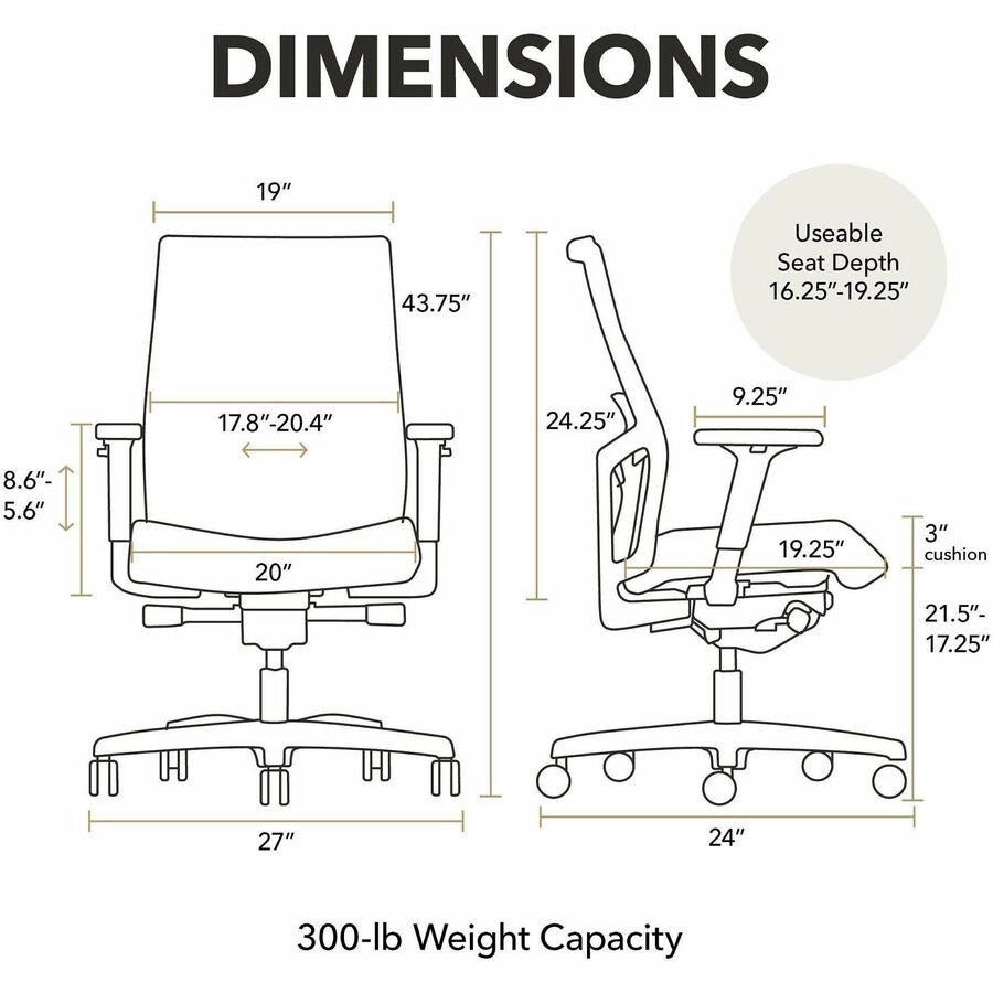 Image of HON I2M2BMLU10TK Ignition 2.0 Task Chair