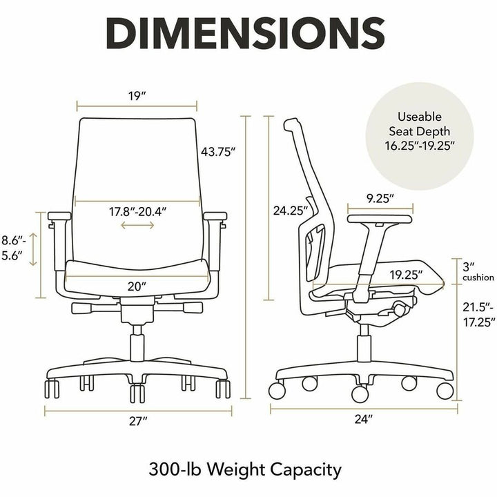 Image of HON I2M2BMLU10TK Ignition 2.0 Task Chair