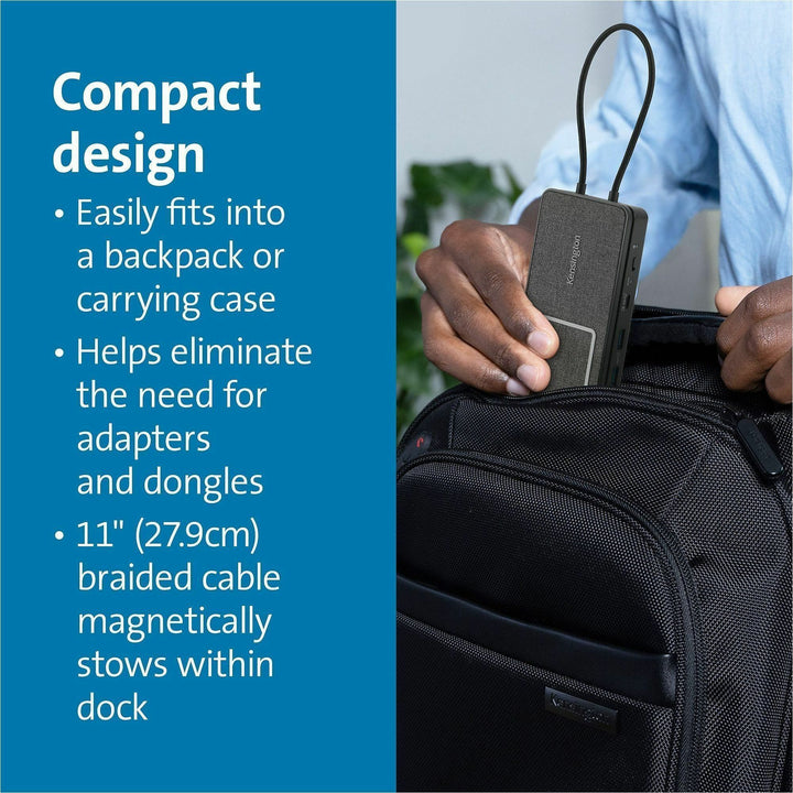 Image of Kensington 32800 USB-C Dual 4K Portable Mobile Dock
