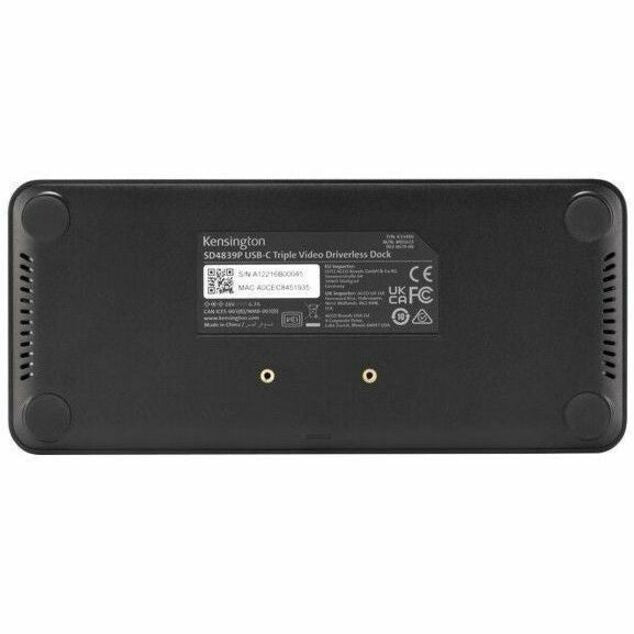 Image of Kensington SD4839P USB-C Triple Video Docking Station