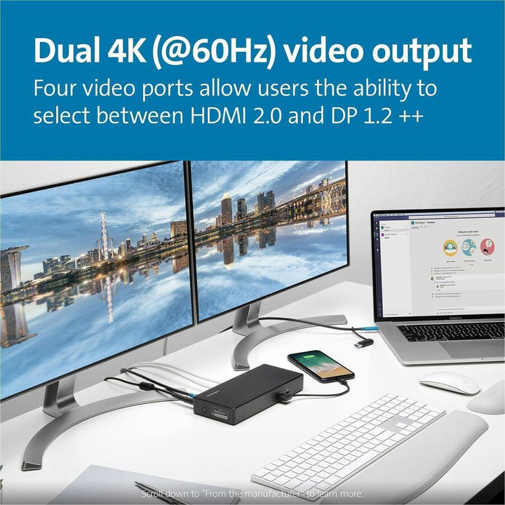 Image of Kensington SD4780p USB 4K Hybrid Docking Station