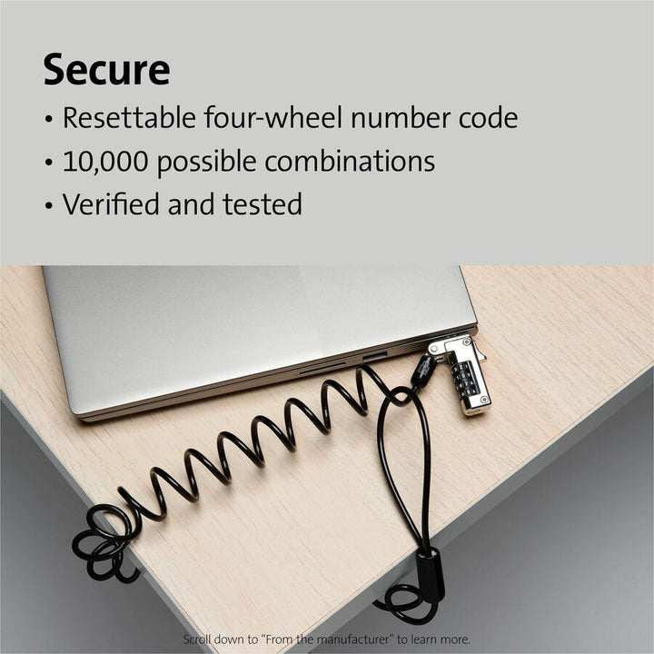 Image of Kensington 60625 Slim Portable Combination Lock