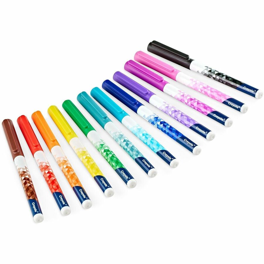 Image of Crayola 588313 Doodle Markers, Multi Ink, 12 / Pack