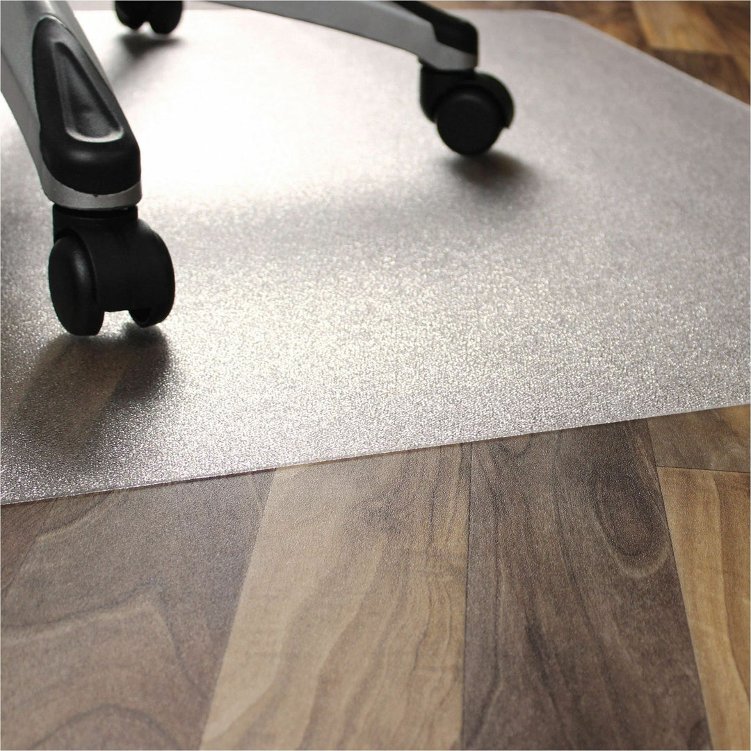 Image of Floortex® Ecotex Marlon BioPlus Rectangular Polycarbonate Chair Mat for Hard Floors, Rectangular, 35" w x 47" l, Clear