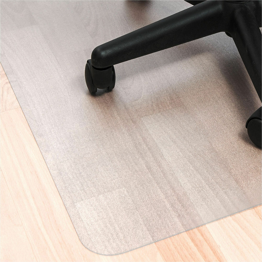 Image of Floortex® Ecotex Marlon BioPlus Rectangular Polycarbonate Chair Mat for Hard Floors, Rectangular, 35" w x 47" l, Clear