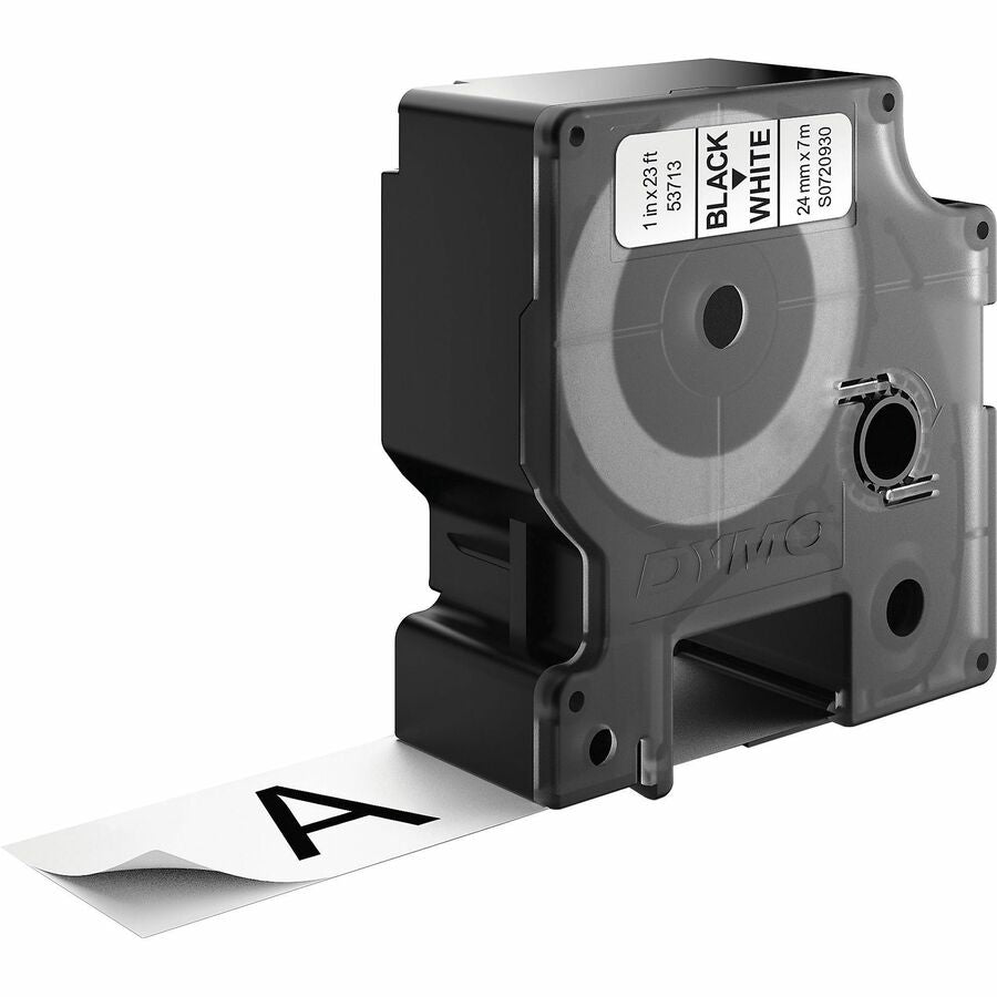 Image of DYMO® Label Tape,f/DYMO Labelmakers,1"x23',Black/White