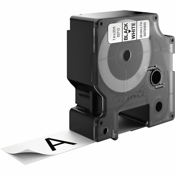 Image of DYMO® Label Tape,f/DYMO Labelmakers,1"x23',Black/White