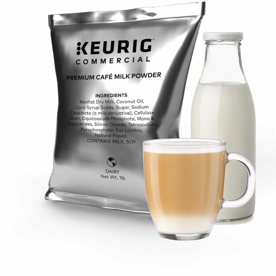 Image of Keurig® Premium Cafe Powders, Regular, 1 lb Bag, 12/Carton