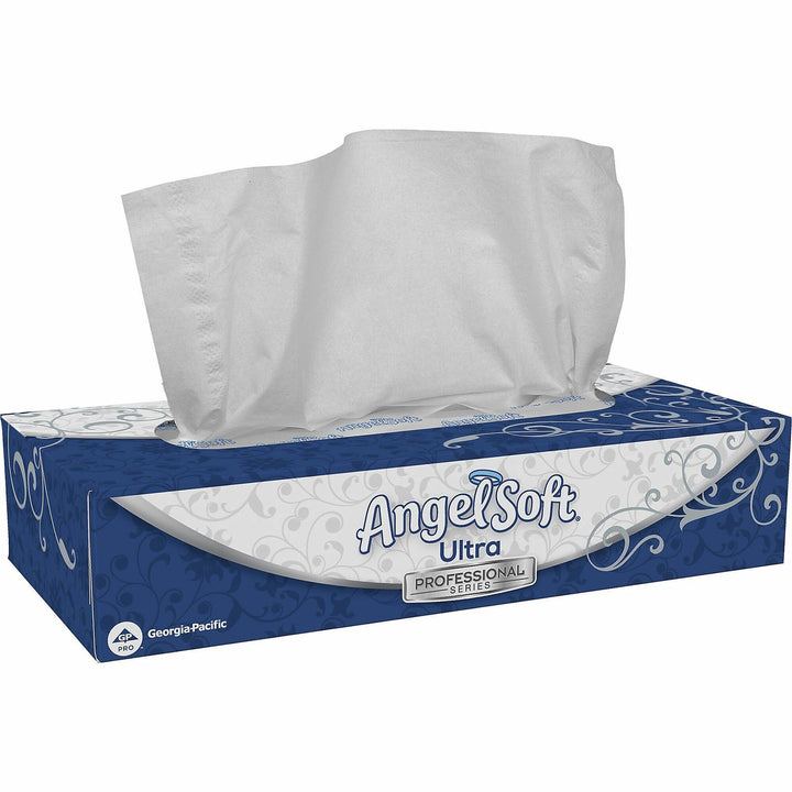 Image of Georgia-Pacific® Facial Tissue,2-Ply,Flat Box,8-2/5"x7-1/2",126/BX,30BX/CT,WE