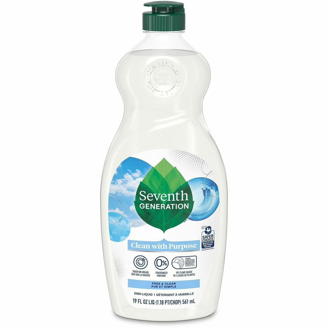 Image of Seventh Generation 44986 Free/Clear Natural Dish Liquid