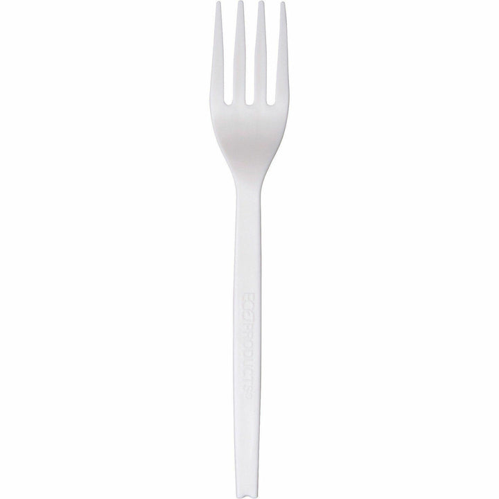 Image of WNA EPS002CT 7" Plant Starch  Forks, Fork, Breakroom, Plant Starch, Beige, 50/Pack, 20 / Carton
