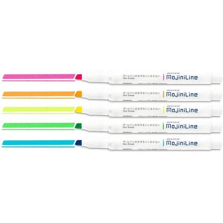 Image of Zebra Pen 70200 Mojini Single Ended Highlighters, Assorted Ink, Water Based, 12 / Dozen
