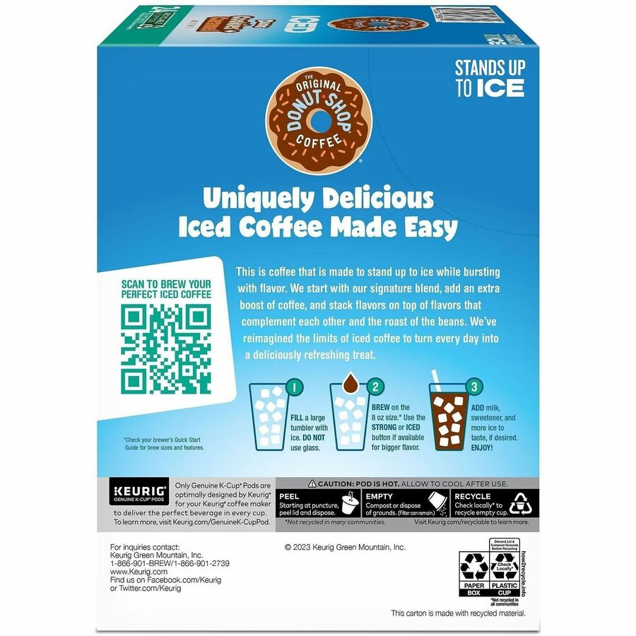 Image of The Original Donut Shop® 9881 Iced Duos Cookies and Caramel Coffee