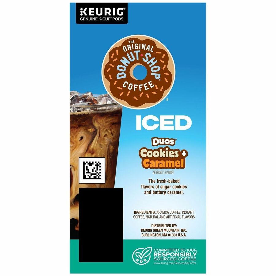 Image of The Original Donut Shop® 9881 Iced Duos Cookies and Caramel Coffee
