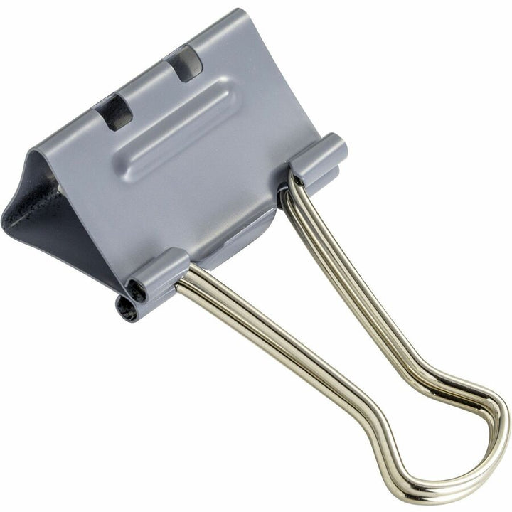 Image of Officemate Binder Clips,Effortless,Med,5/8" Capacity,1-1/4"W,12/BX,GY