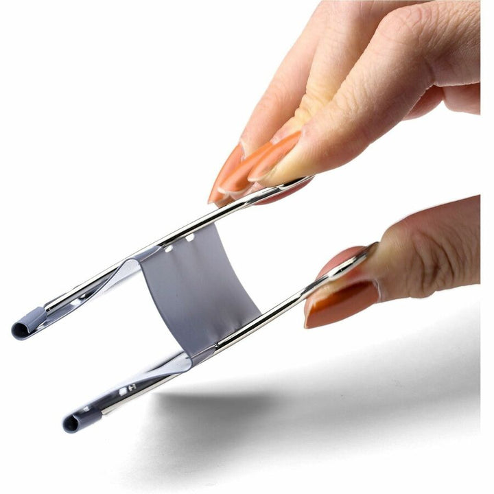 Image of Officemate Binder Clips,Effortless,Large,1" Capacity,2"W,1/BX,12/BX,GY