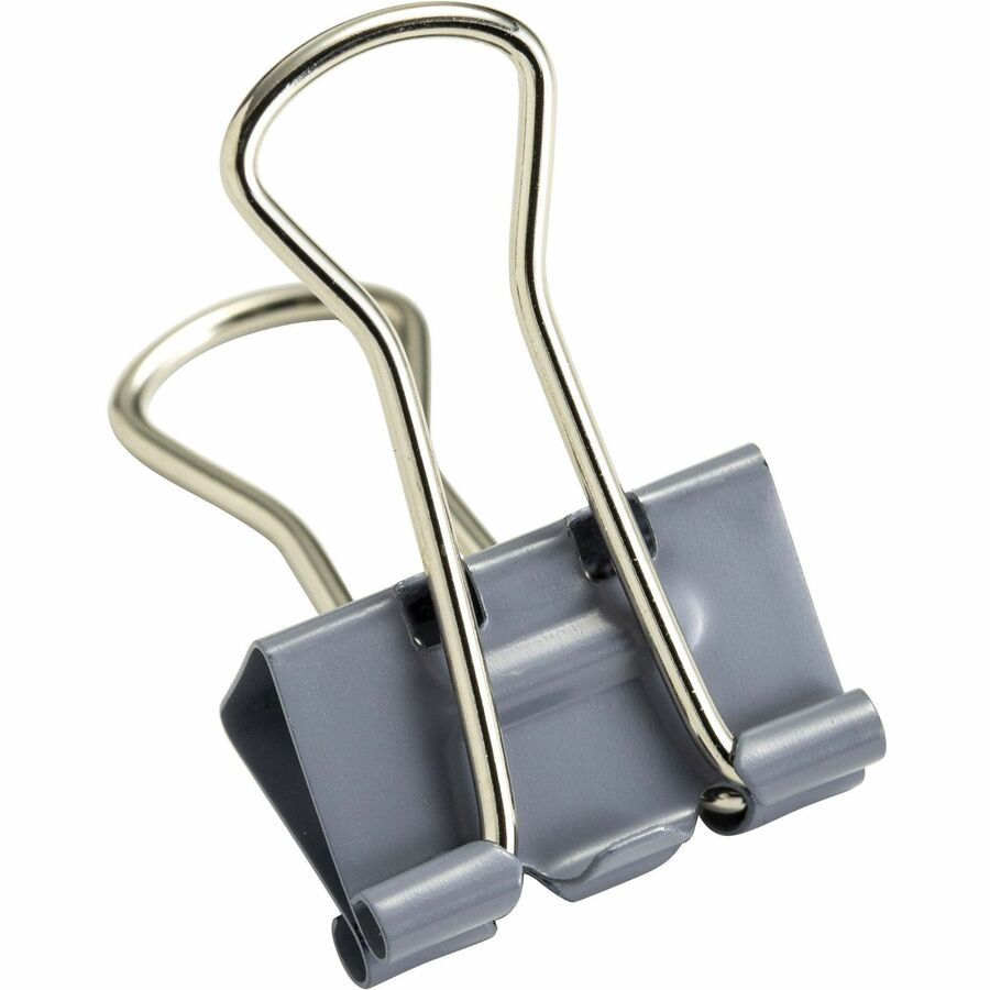 Image of Officemate Binder Clips,Effortless,Small,3/8" Capacity,3/4"W,12/BX,GY
