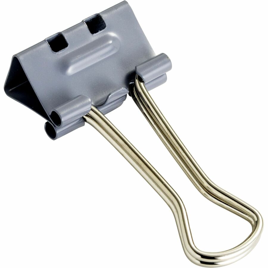 Image of Officemate Binder Clips,Effortless,Small,3/8" Capacity,3/4"W,12/BX,GY