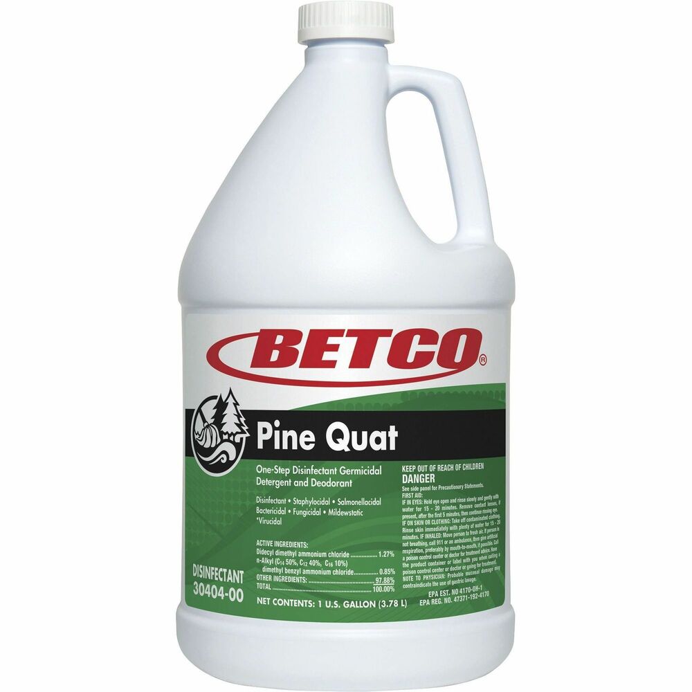Image of Betco Corporation Cleaner/Disinfectant, Neutral pH, 1 Gallon, 4/CT, Green