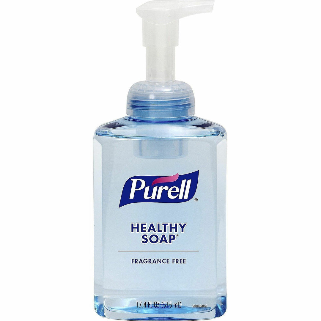 Image of GOJO® Hand Soap, Foam,Fragrance-free,17.4oz Pump, Clear