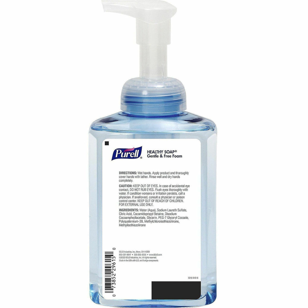 Image of GOJO® Hand Soap, Foam,Fragrance-free,17.4oz Pump, Clear