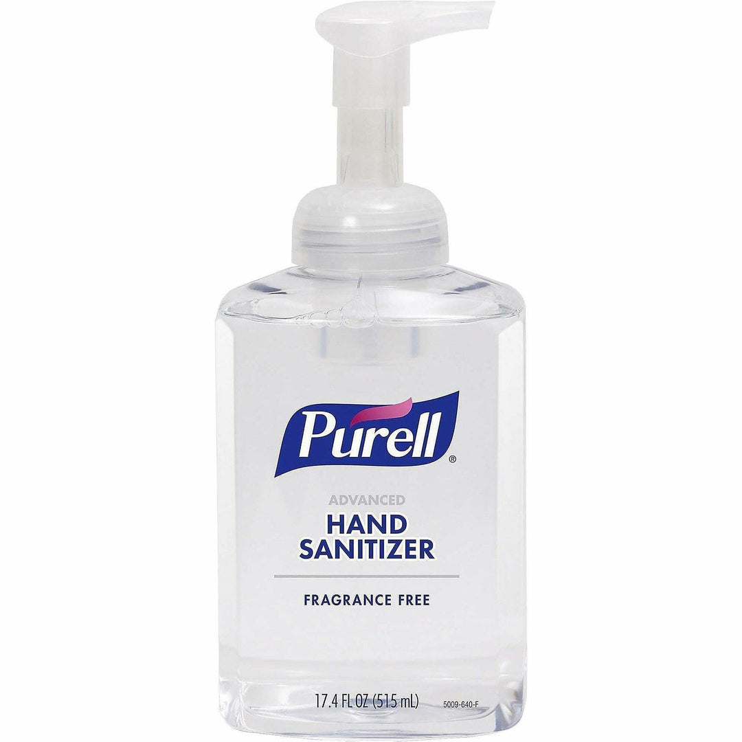 Image of GOJO® Foaming Hand Sanitizer, Pump Bottle, 17.4oz, Clear