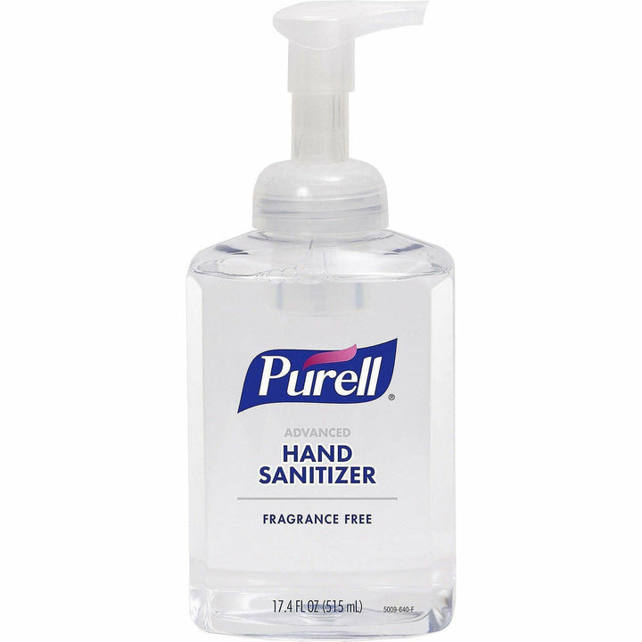 Image of GOJO® Foaming Hand Sanitizer, Pump Bottle, 17.4oz, Clear