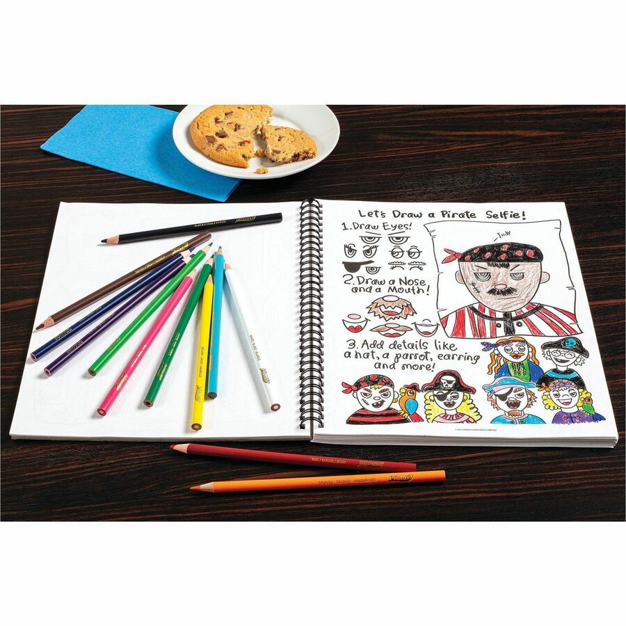 Image of Pacon® Sketchbook,Themes,80 Pages,BK/WE