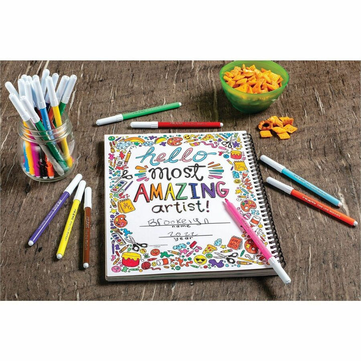 Image of Pacon® Sketchbook,Themes,80 Pages,BK/WE