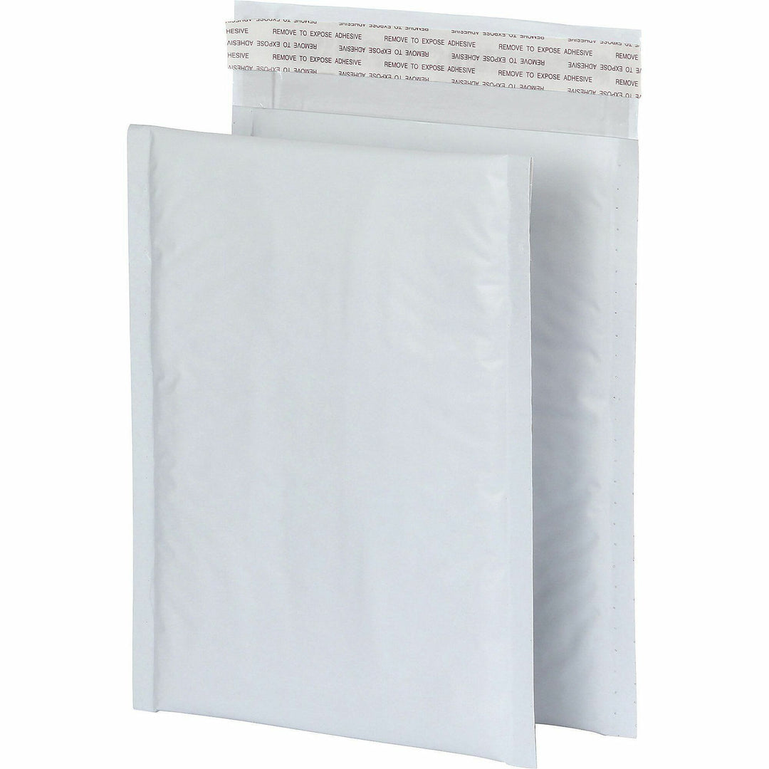 Image of Quality Park 95007 Bubble Mailers, Bubble, 6" W x 9" Length, Strip, White, Poly, 25 / Box