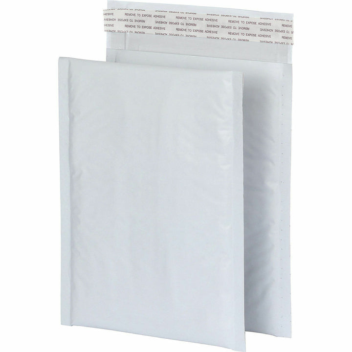 Image of Quality Park 95007 Bubble Mailers, Bubble, 6" W x 9" Length, Strip, White, Poly, 25 / Box