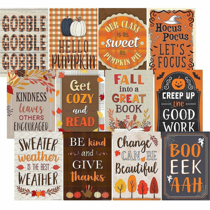 Image of Teacher Created Resources Posters,f/Classroom,Fall,11"x15-3/4",12/PK