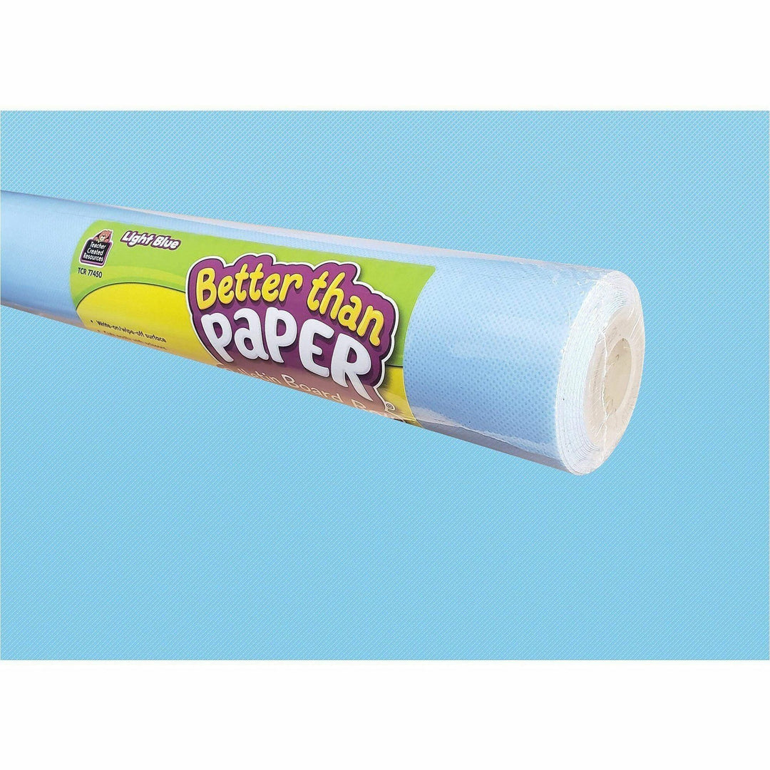 Image of Teacher Created Resources Bulletin Board Rolls,Fabric,4'x12',Light Blue