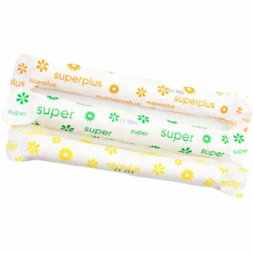 Image of Tampon Tribe Tampons,Organic Cotton,Hypoallergenic,Super,500/CT