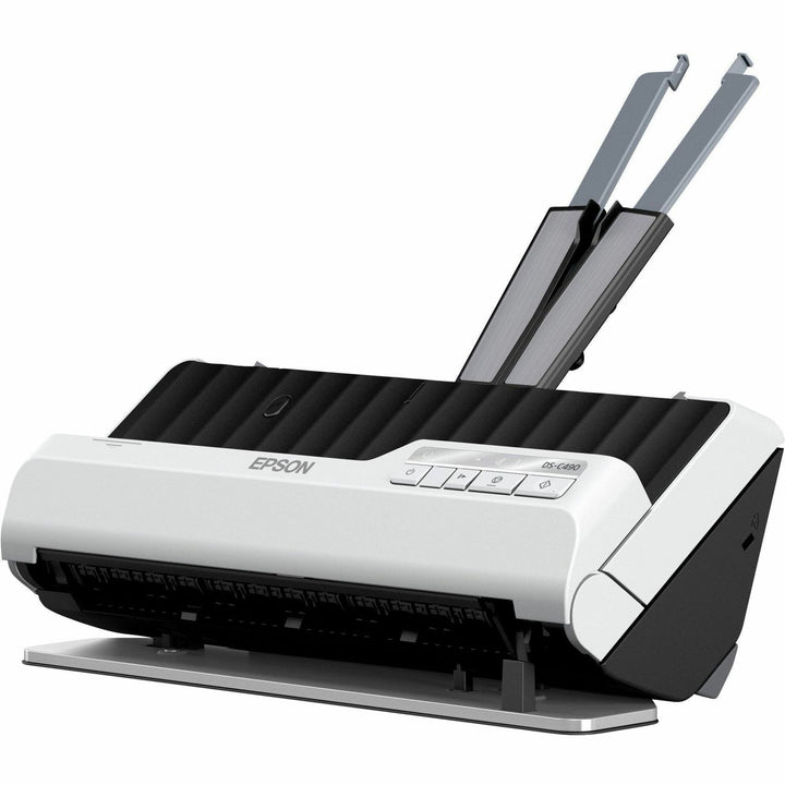 Image of Epson DS-C490 Sheetfed Scanner, 10-bit Color, 40 ppm (Mono), 40 ppm (Color), Duplex Scanning, USB, 1 Box