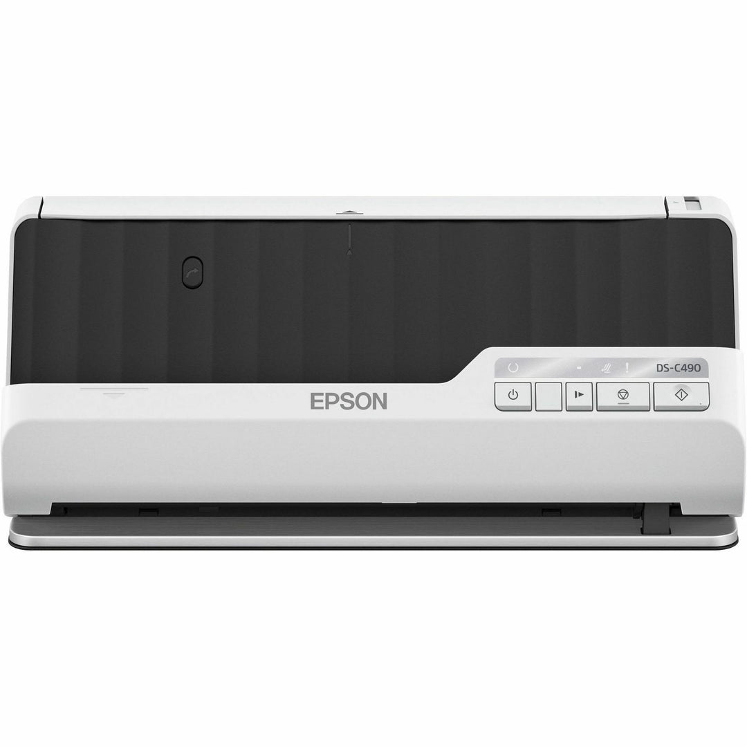 Image of Epson DS-C490 Sheetfed Scanner, 10-bit Color, 40 ppm (Mono), 40 ppm (Color), Duplex Scanning, USB, 1 Box