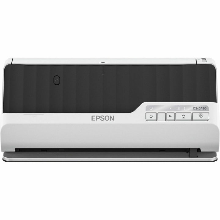 Image of Epson DS-C490 Sheetfed Scanner, 10-bit Color, 40 ppm (Mono), 40 ppm (Color), Duplex Scanning, USB, 1 Box