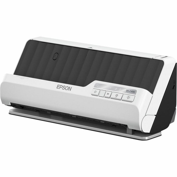 Image of Epson DS-C490 Sheetfed Scanner, 10-bit Color, 40 ppm (Mono), 40 ppm (Color), Duplex Scanning, USB, 1 Box