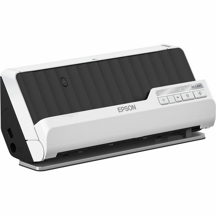 Image of Epson DS-C490 Sheetfed Scanner, 10-bit Color, 40 ppm (Mono), 40 ppm (Color), Duplex Scanning, USB, 1 Box