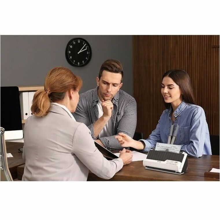 Image of Epson DS-C490 Sheetfed Scanner, 10-bit Color, 40 ppm (Mono), 40 ppm (Color), Duplex Scanning, USB, 1 Box