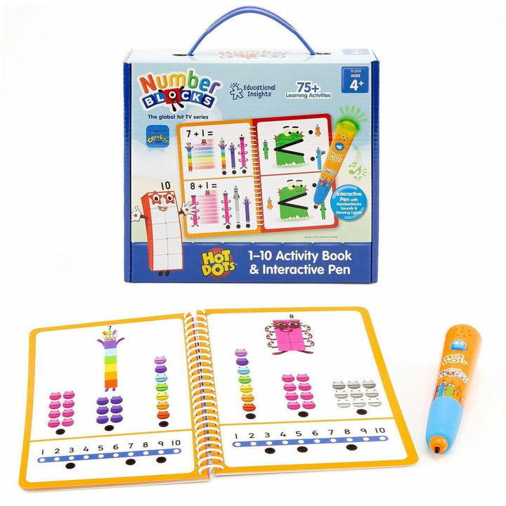 Image of Educational Insights 2550 Numberblocks Activity Book, 60 Pages, 1 Each