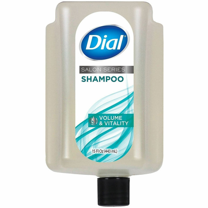 Image of Dial Professional 98963 Versa Salon Series Shampoo Refill, 15 fl oz (443.6 mL), Bottle Dispenser, Hand, White, 1 Each