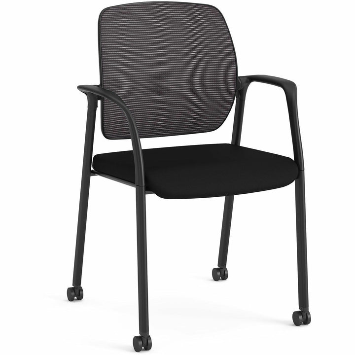 Image of HON® Guest Chair,w/Arms,Fabric Seat,20-15/16"x23-1/2"x36-3/8",BK