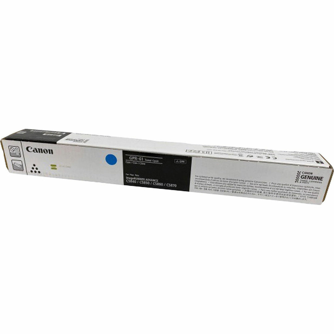 Image of Canon® Toner Cartridge, GPR-61, 60000 Page Yield, Cyan