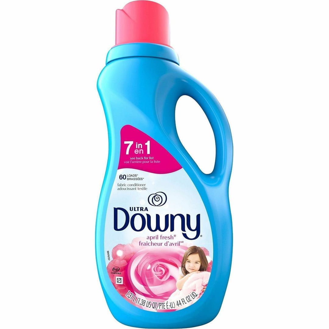 Image of Downy 10033 Ultra Fabric Conditioner, 44 oz (2.75 lb), April Fresh Scent, Anti-static, Easy to Use, Light Blue, 1 Bottle