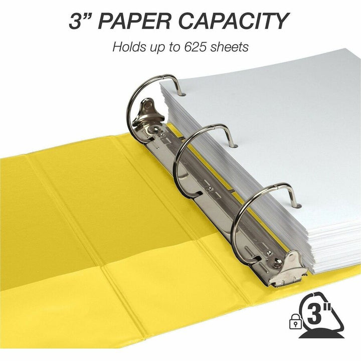 Image of Samsill® Binder,D-Rings,625-Sht Capacity,3"Cap,YW
