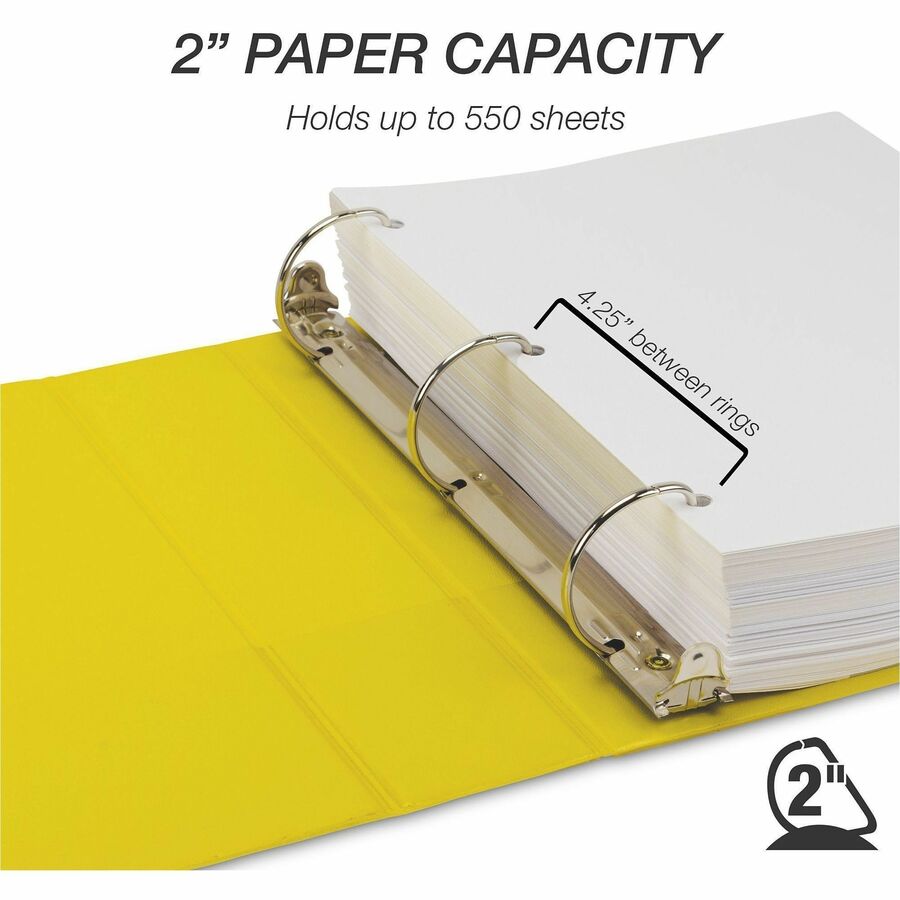 Image of Samsill® Binder,D-Rings,475-Sht Capacity,2"Cap,YW