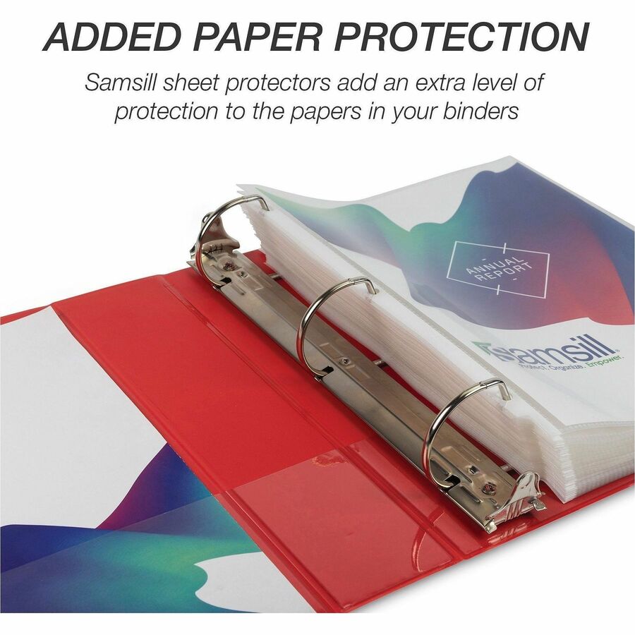 Image of Samsill® Binder,D-Rings,625-Sht Capacity,3"Cap,RD