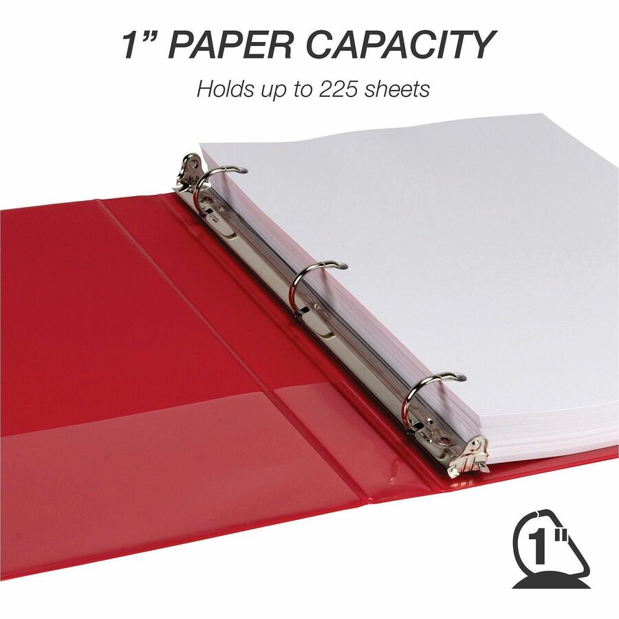 Image of Samsill® Binder,D-Rings,225-Sht Capacity,1"Cap,RD